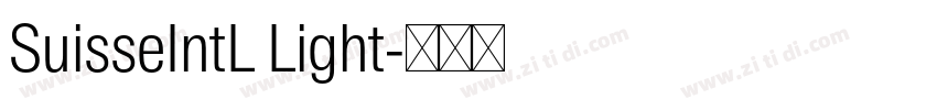SuisseIntL Light字体转换 SuisseIntL Light字体转换